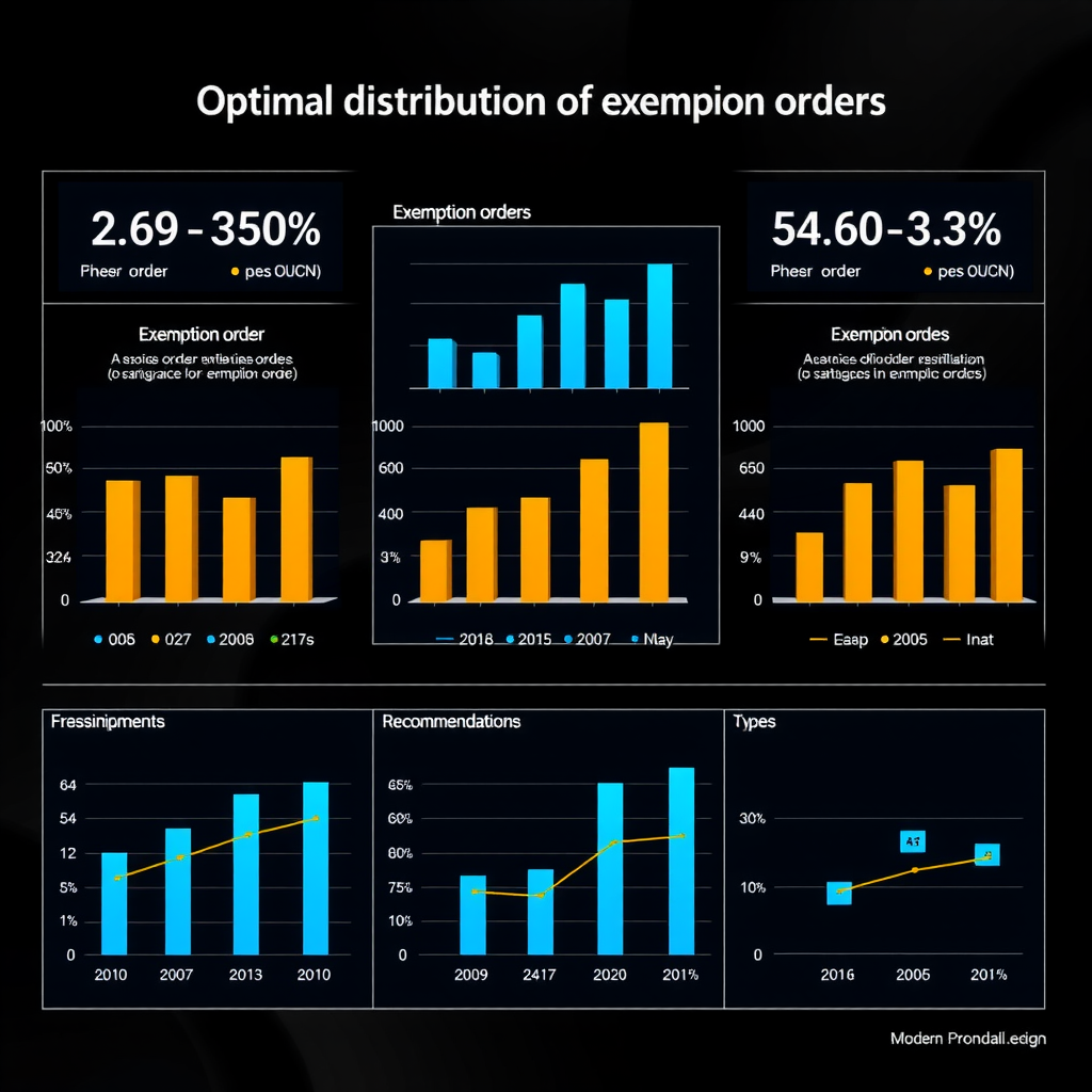 Visualisierung der optimalen Verteilung von Freistellungsaufträgen auf mehrere Depots mit Balkendiagrammen, Prozentangaben und strategischen Empfehlungen in modernem Finanzdesign